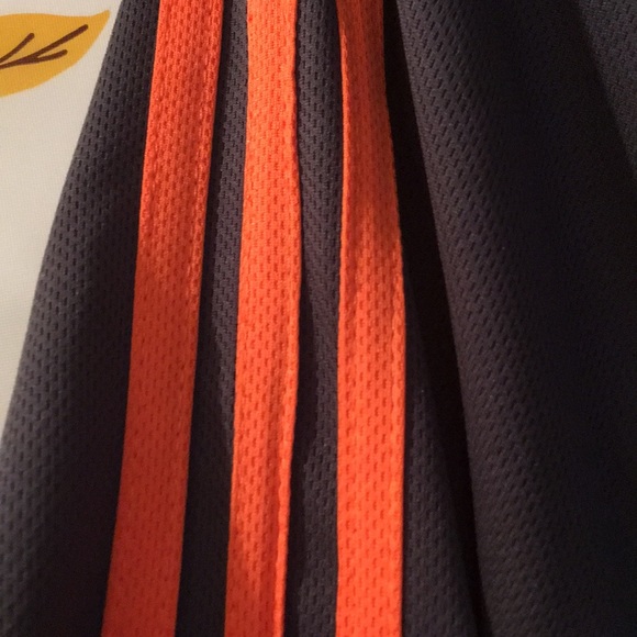 Adidas Shirt Orange And Gray Jersey Men - Picture 4 of 8